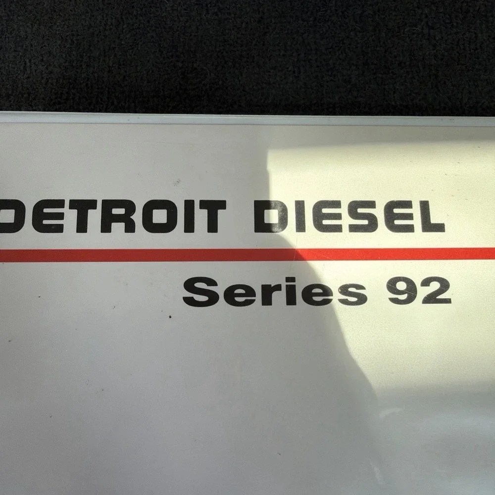 Detroit Diesel Series 92 Service Manual Section 1-3 Engine Fuel Air 1988 VTG